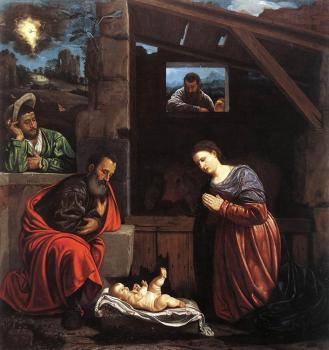 Giovanni Girolamo Savoldo : Adoration Of The Shepherds